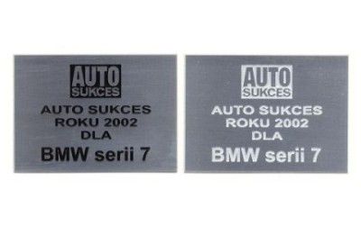 Grawerowanie komputerowe i r�czne nr 12 tabliczki grawerowane - aluminium anodowane