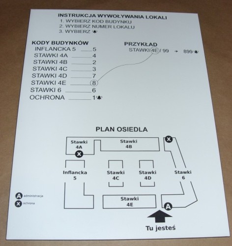 tabliczki znamionowe, pulpity nr 38 Tablica informacyjana grawerowana w laminacie grawerskim